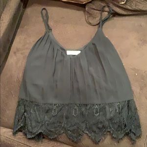 Lace crop top